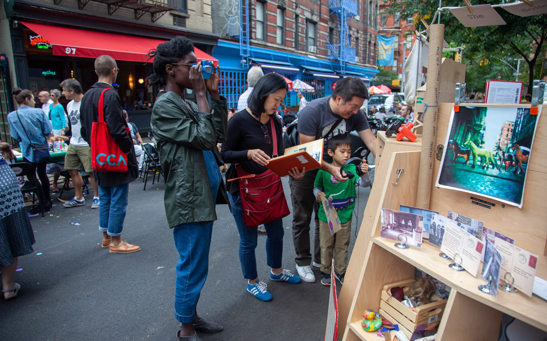 SoHo Memory Project’s portable museum on the street